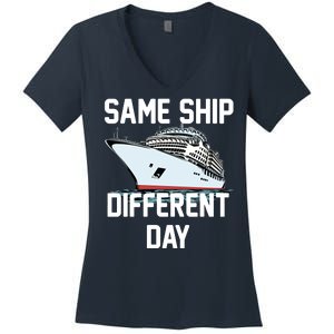 Same Ship Different Day Women's V-Neck T-Shirt