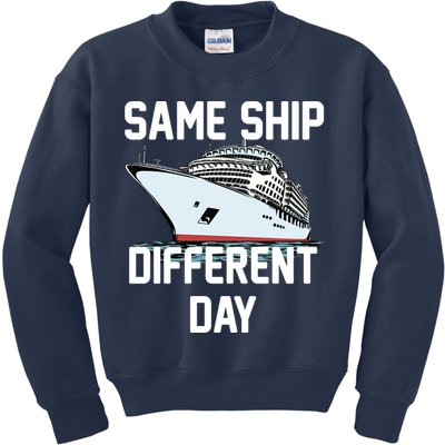 Same Ship Different Day Kids Sweatshirt
