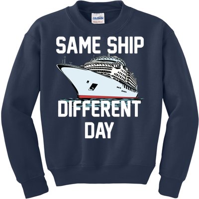 Same Ship Different Day Kids Sweatshirt