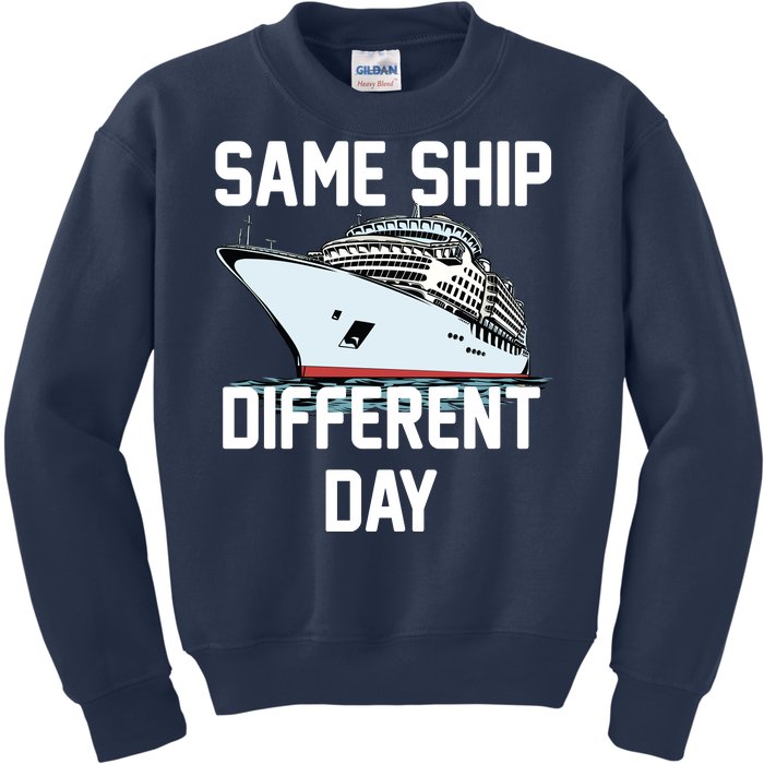 Same Ship Different Day Kids Sweatshirt