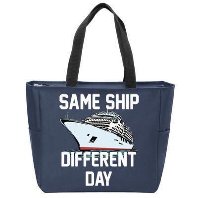 Same Ship Different Day Zip Tote Bag