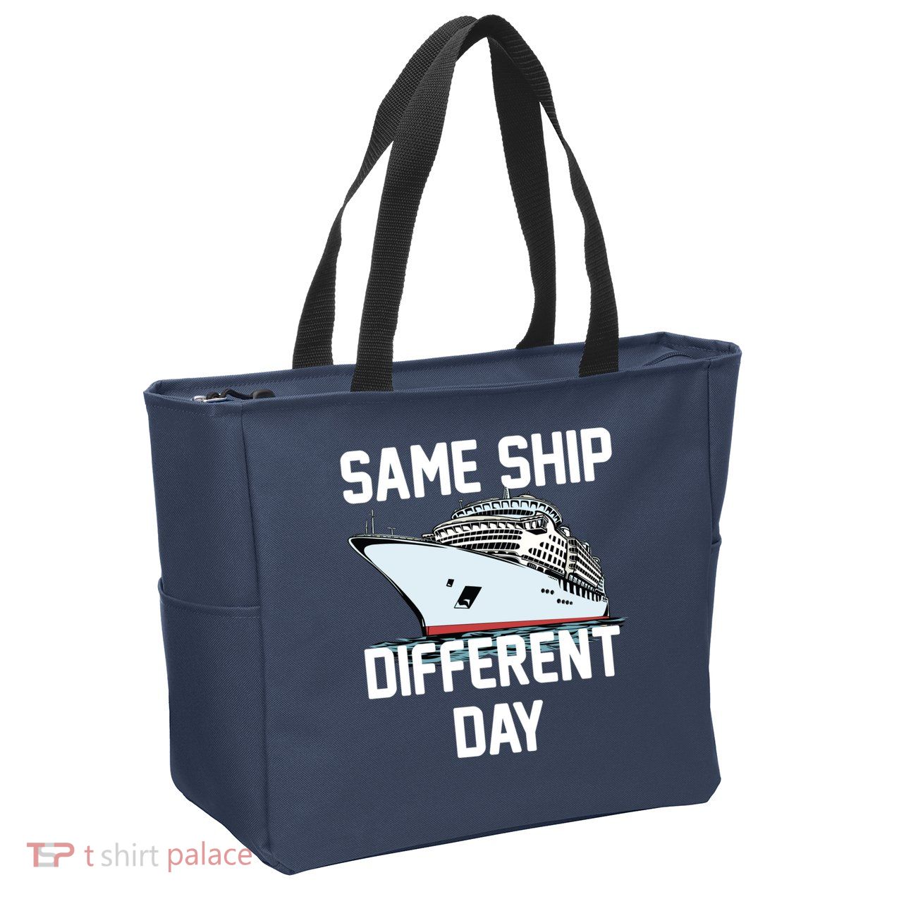 Same Ship Different Day Zip Tote Bag