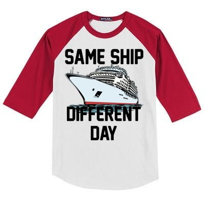 Same Ship Different Day Kids Colorblock Raglan Jersey