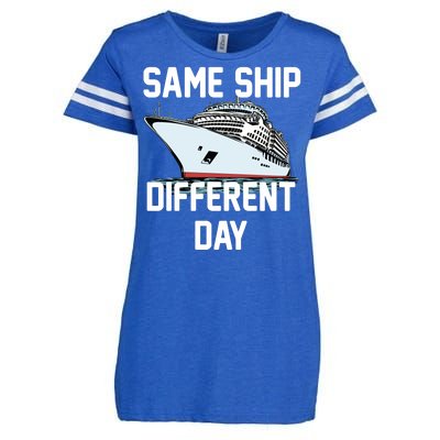 Same Ship Different Day Enza Ladies Jersey Football T-Shirt