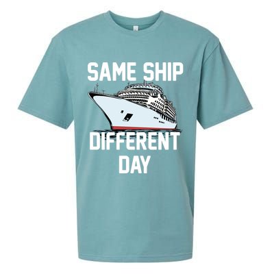 Same Ship Different Day Sueded Cloud Jersey T-Shirt