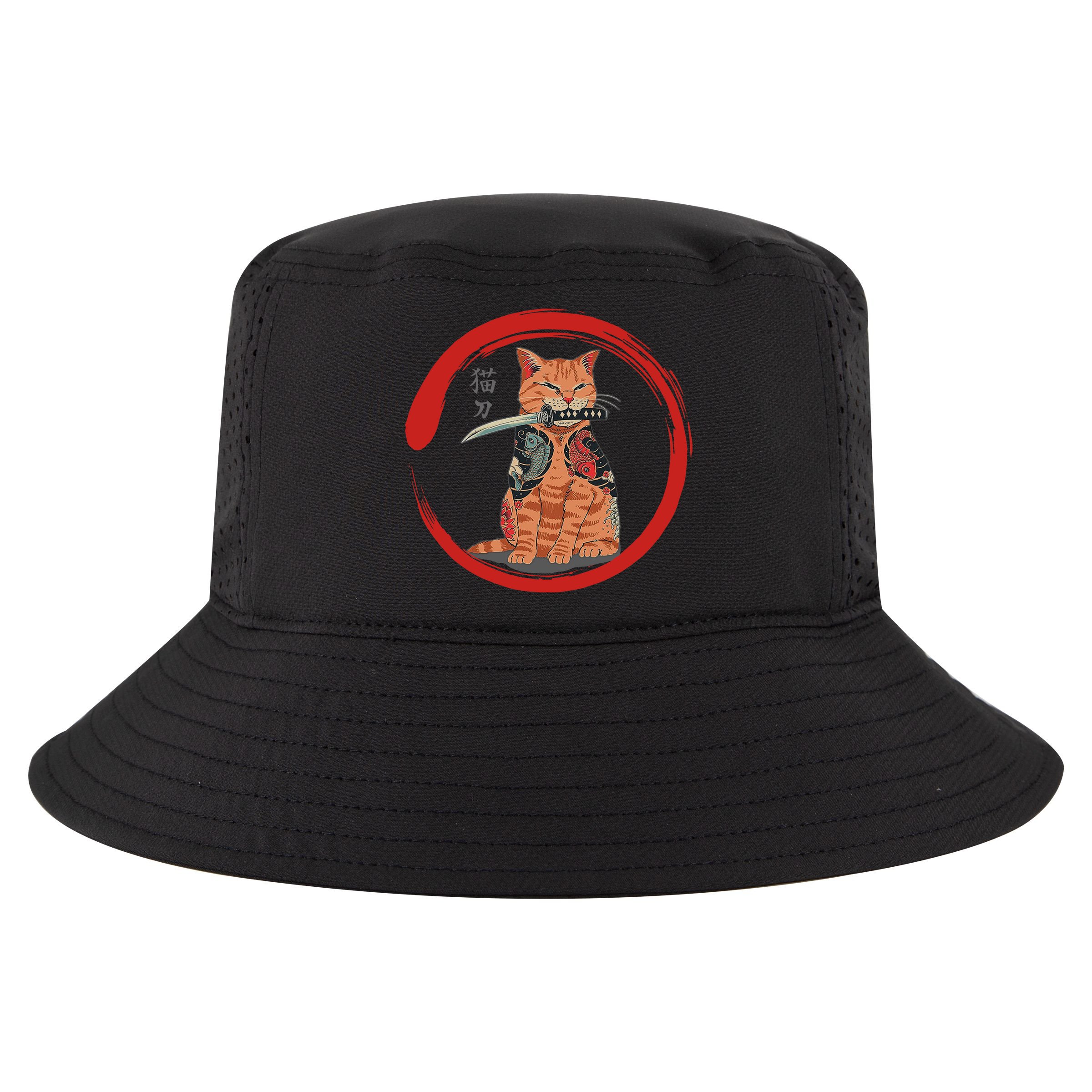 Samurai Cattana Emblem Cool Comfort Performance Bucket Hat