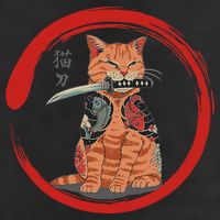 Samurai Cattana Emblem Cool Comfort Performance Bucket Hat