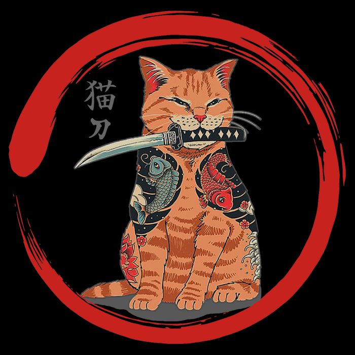 Samurai Cattana Emblem Cooling Performance Crew T-Shirt