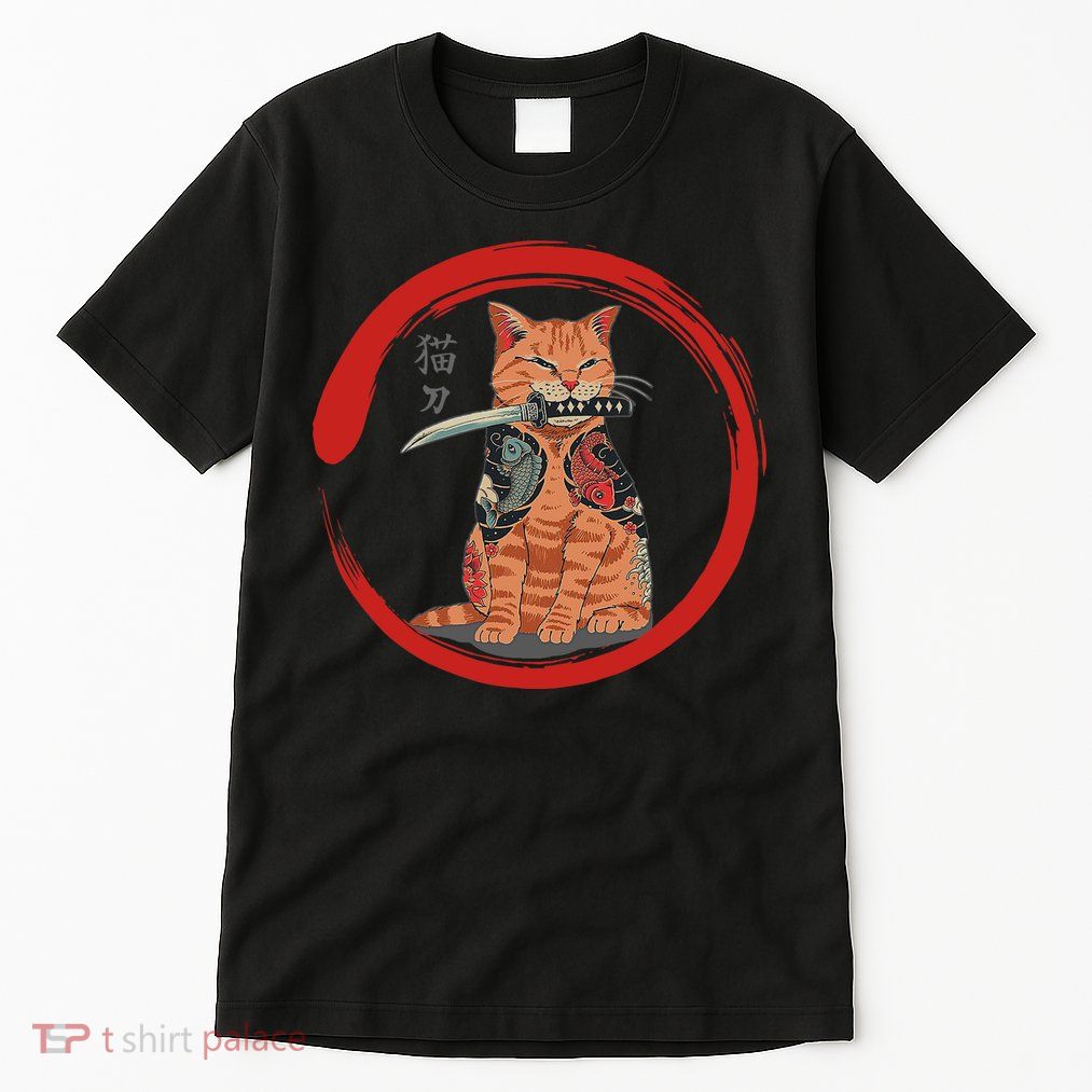 Samurai Cattana Emblem Tall T-Shirt