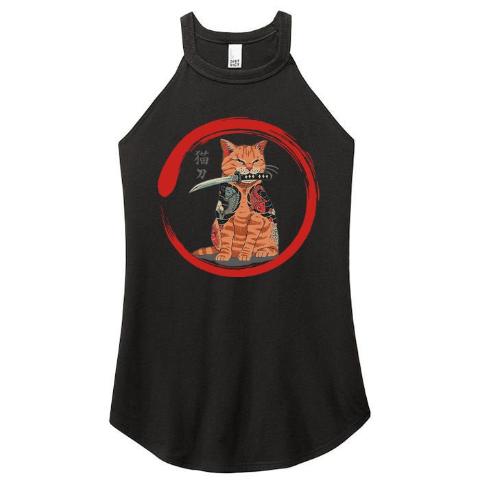 Samurai Cattana Emblem Women's Perfect Tri Rocker Tank