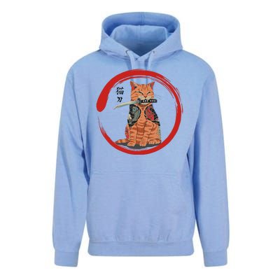 Samurai Cattana Emblem Unisex Surf Hoodie