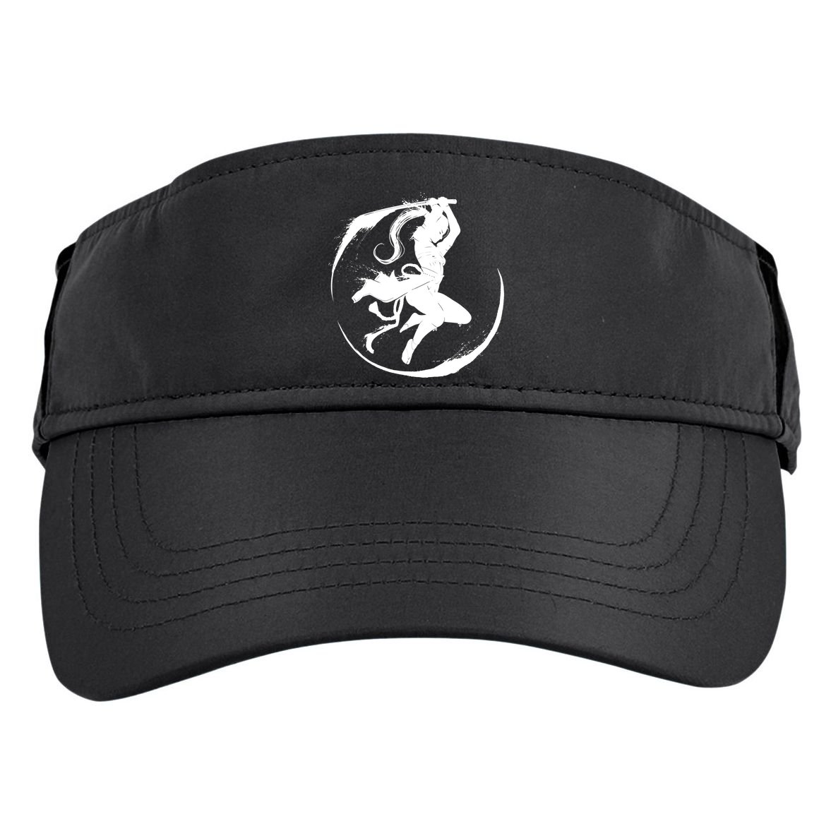 Samurai Lady Katana Slashing Circle Adult Drive Performance Visor