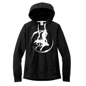 Samurai Lady Katana Slashing Circle Women's Fleece Hoodie