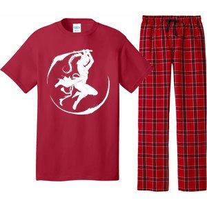 Samurai Lady Katana Slashing Circle Pajama Set