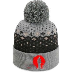 Samurai Red Sun Warrior Hollow The Baniff Cuffed Pom Beanie