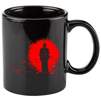Samurai Red Sun Warrior Hollow 11oz C Handle Ceramic Mug