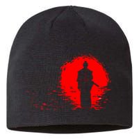 Samurai Red Sun Warrior Hollow Sustainable Beanie