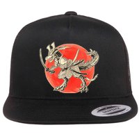 Samurai T-Rex Flatbill Hat