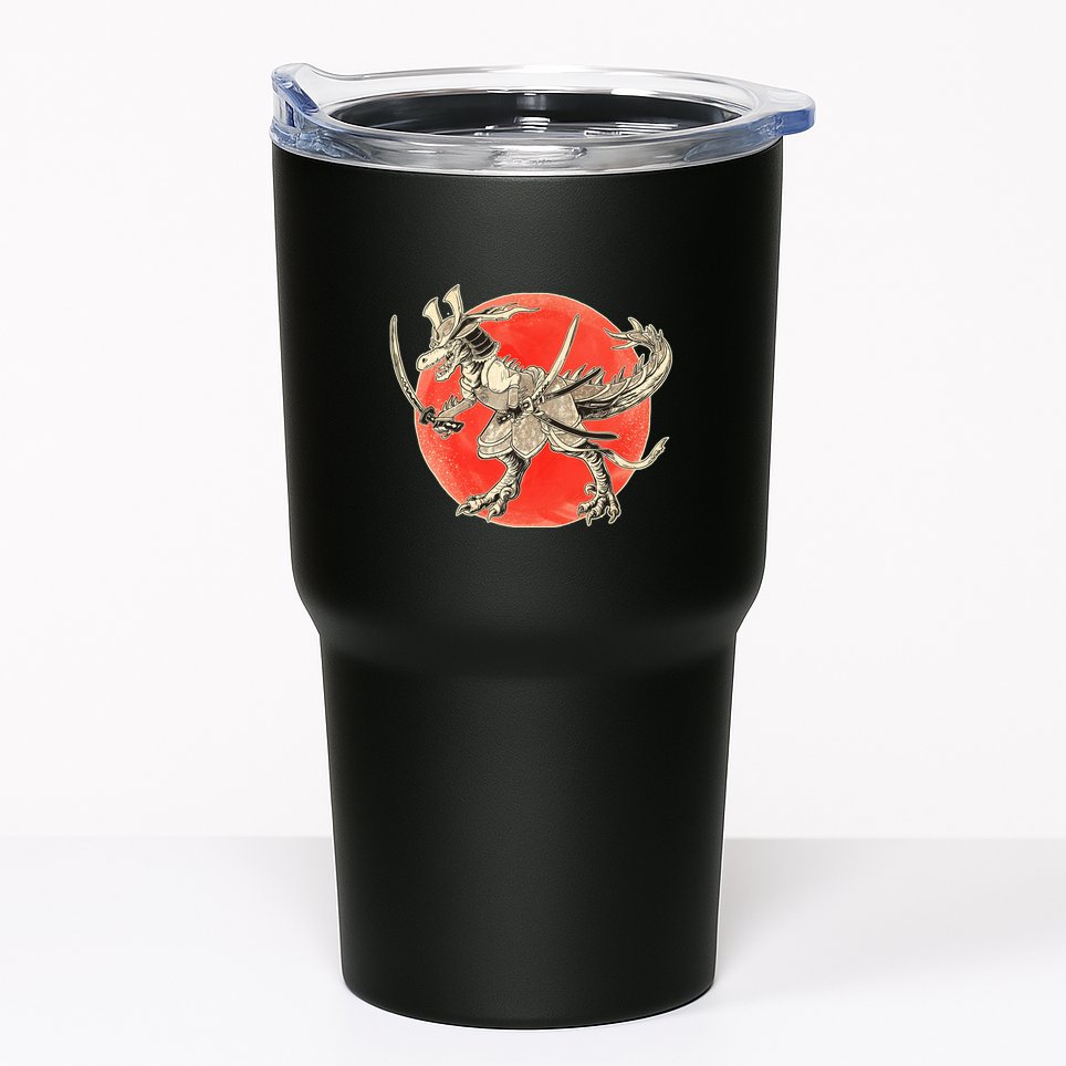 Samurai T-Rex Tumbler
