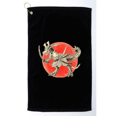 Samurai T-Rex Golf Towel