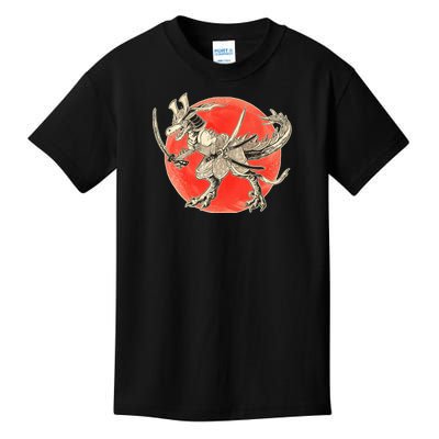 Samurai T-Rex Kids T-Shirt