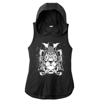 Samurai Tiger Ladies PosiCharge Tri-Blend Wicking Draft Hoodie Tank