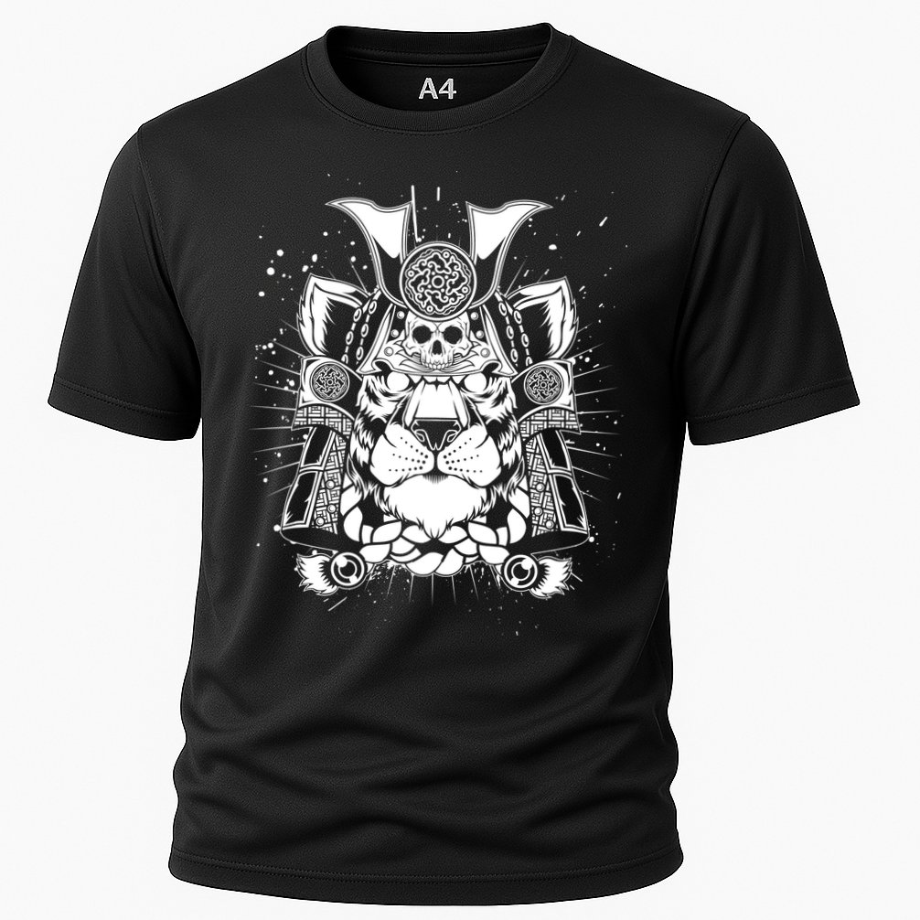 Samurai Tiger Cooling Performance Crew T-Shirt