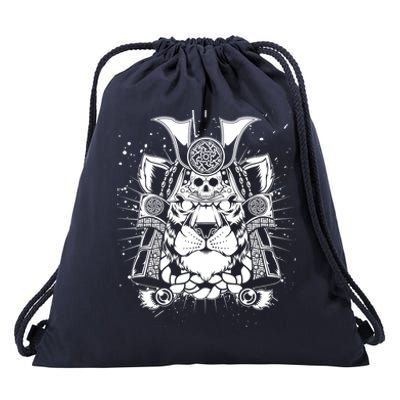 Samurai Tiger Drawstring Bag