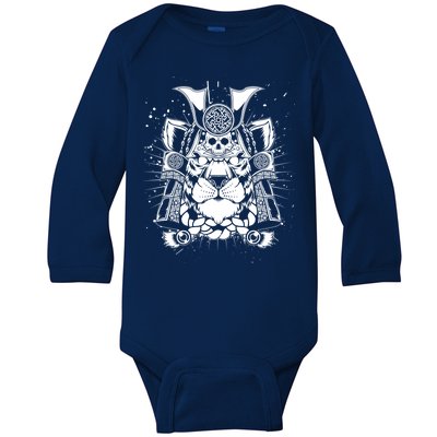 Samurai Tiger Baby Long Sleeve Bodysuit