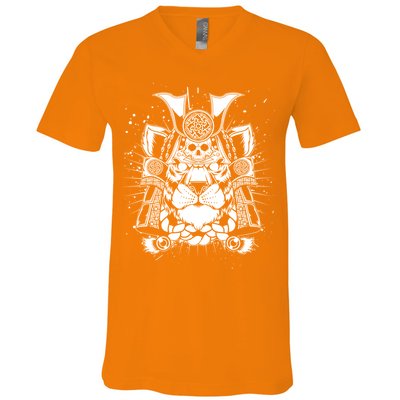 Samurai Tiger V-Neck T-Shirt