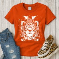 Samurai Tiger Womens T-Shirt
