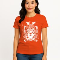 Samurai Tiger Womens T-Shirt