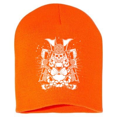 Samurai Tiger Short Acrylic Beanie