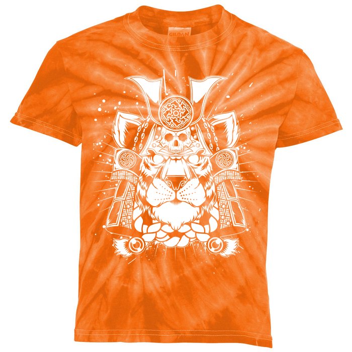 Samurai Tiger Kids Tie-Dye T-Shirt