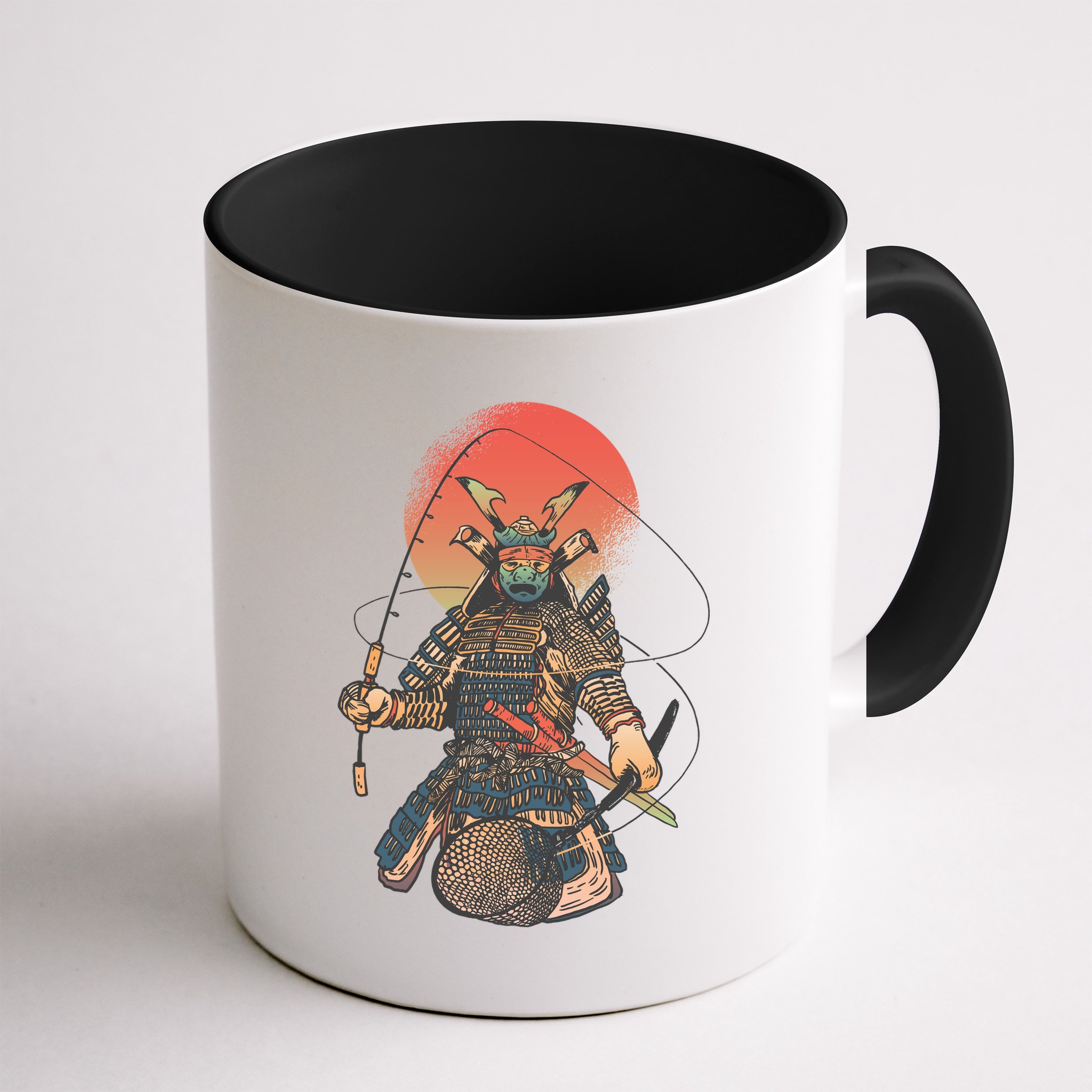 Samurai Warrior Fishing Mug