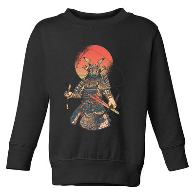 Samurai Warrior Fishing Toddler Sweatshirt