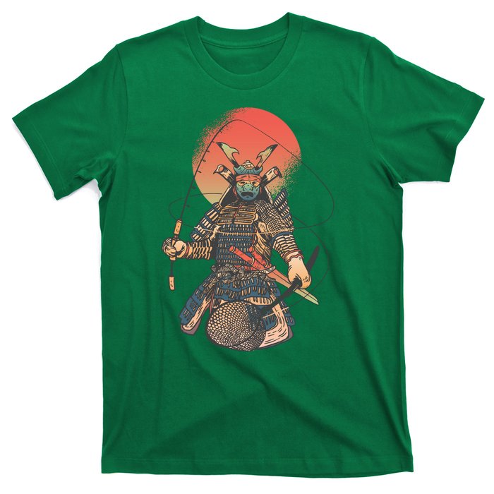 Samurai Warrior Fishing T-Shirt