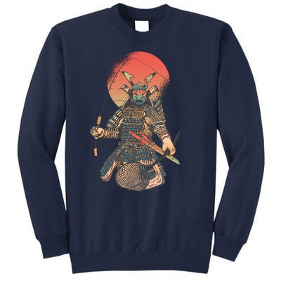 Samurai Warrior Fishing Tall Sweatshirt