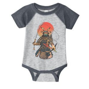 Samurai Warrior Fishing Infant Baby Jersey Bodysuit