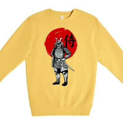 Samurai Warrior Graphic Premium Crewneck Sweatshirt