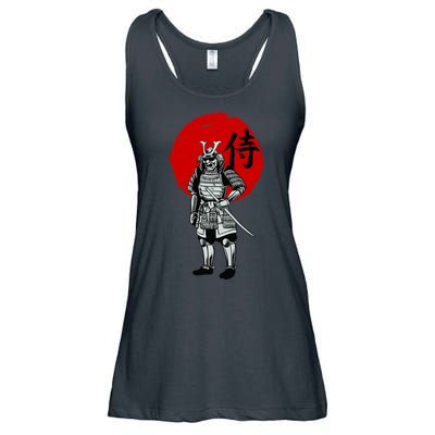 Samurai Warrior Graphic Ladies Essential Flowy Tank