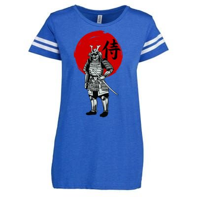 Samurai Warrior Graphic Enza Ladies Jersey Football T-Shirt