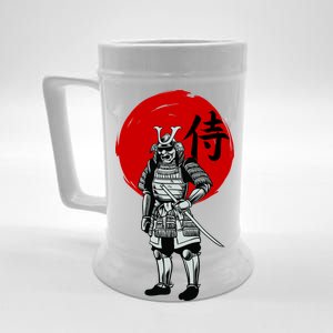 Samurai Warrior Graphic Beer Stein