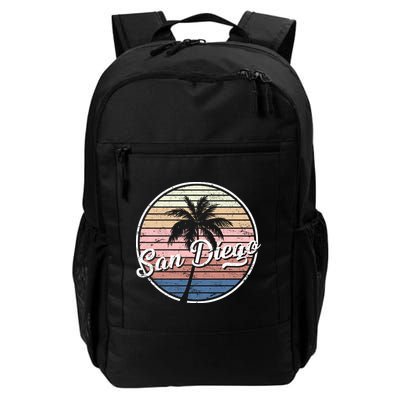 San Diego Palm Tree Vintage Retro Backpack