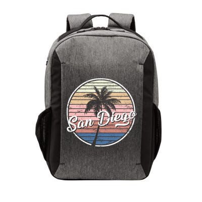San Diego Palm Tree Vintage Retro Vector Backpack