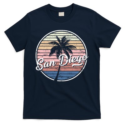 San Diego Palm Tree Vintage Retro T-Shirt