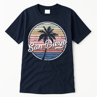 San Diego Palm Tree Vintage Retro Tall T-Shirt