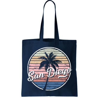 San Diego Palm Tree Vintage Retro Bag