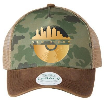 San Diego Vinyl Skyline Legacy Tie Dye Trucker Hat