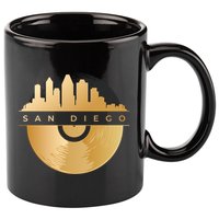 San Diego Vinyl Skyline 11oz C Handle Ceramic Mug